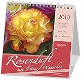 Image de Rosenduft mit lieben Wünschen 2019: Rosen-Postkarten-Kalender - Jubiläumsausgabe