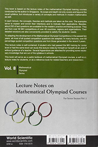 Livres Couvertures de Lecture Notes On Mathematical Olympiad Courses: For Senior Section - Volume 2