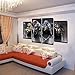 Produktbild HNBDH Druck Leinwand 4 Panel Mutant Ninja Turtles Hd Malerei Moderne Wandkunst Bilder Poster Dekoration Rahmenlose 60X80 cm Leinwanddrucke