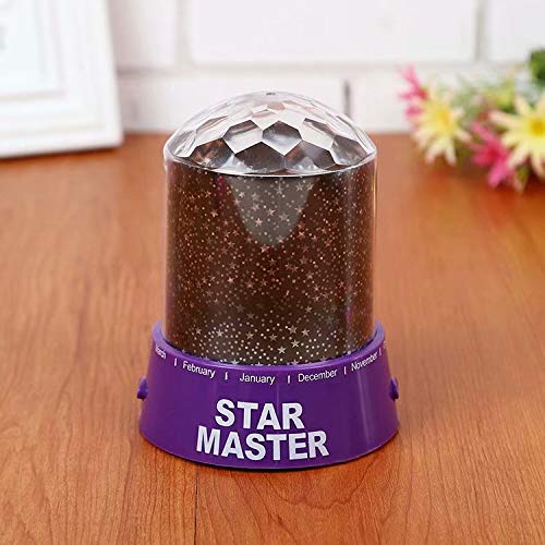 Preisvergleich Produktbild Lichteffekte 4 LED Projektor Nachtlicht Sternenhimmel romantisch