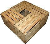 3 Set Vintage Holzkiste – alte Obstkiste – Weinkiste – Natur Used Look - 5