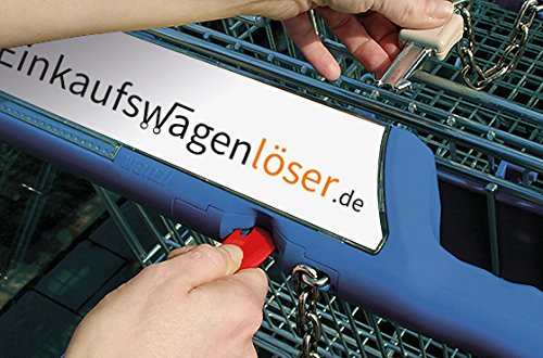 Einkaufswagenchip Smilkey „V.I.P.“ Edelstahl mit Schlüsselschutz - 5