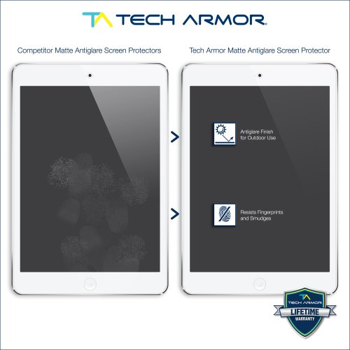 Tech Armor – Displayschutz mit Entspiegelung für Apple iPad Pro (12,9 Zoll) – Anti-Fingerabdruck – 2 Stück - 3