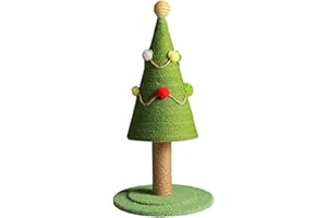 JQTOP Katzenkratzbaum, Haustierspielzeug, stabiler vertikaler Weihnachtsbaum, Kratzspielzeug für Katzen, großartig für Weihnachten