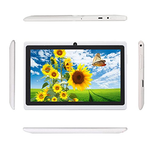 Auntwhale 7  inch White Quad Core Q88H Allwinner A33 Google Android 4 4
