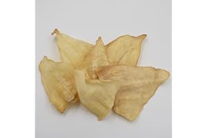 Express Pet Supplies Buffalo Ears Medium | 100% Natural Air-Dried Dog Treat Chew | Grain & Gluten Free (20)