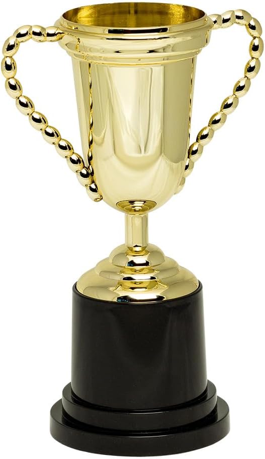 Boland 30848 - Trofeo de oro, tamaño 25 cm, decoración de fiesta, copa, competición, ganador