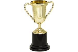 Boland 30848 - Trofeo d'oro, dimensione 25 cm, decorazione per feste, coppa, competizione, vincitore