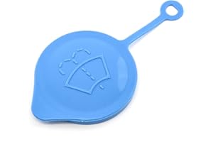 ISKIP Windshield Washer Reservoir Cap, Plastic Cap Small Ring Lid Cover Fluid Nozzle, Cap Replacement for Car Windscreen Washer Fluid