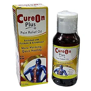 Cureon Plus Pain Relief Oil -60ML x Pack of 2