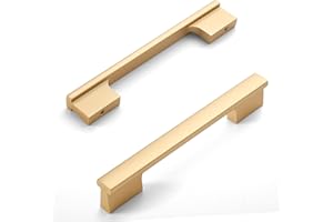 Amerdeco 10 pezzi Maniglie per Mobili da Cucina Distanza fori 160mm Distanza cucina armadietti in acciaio Lega di zincoper mobili da cucina per mobili UK0048