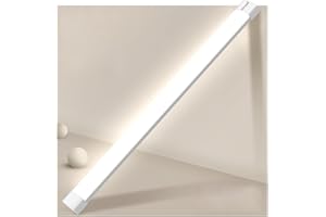 Airand Tubo LED 150CM 45W 4500LM Fluorescente LED IP66 Luminaria de Taller Luz de Techo Impermeable Lámpara LED Blanca Natural para Garaje Oficina Supermercado Bodega Departamento Baño Cocina