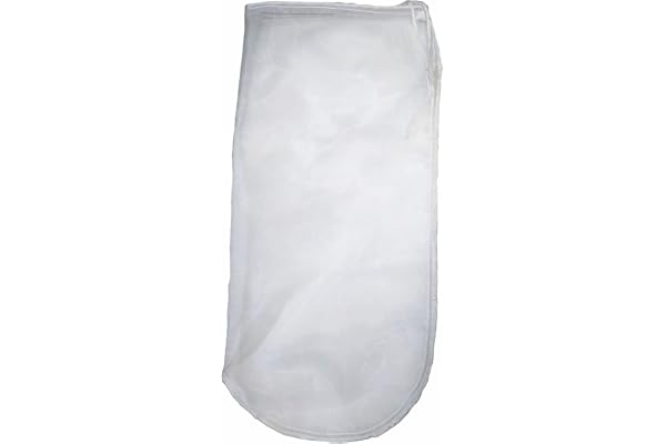 1-pack dragsko monofilament nylon nätfilter strumpor 50/100/300/500 mikron, 25 cm öppning med 81 tum lång, flytande stor nylo