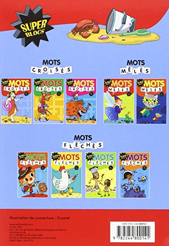 Book's Cover of Super Blocs : Mots Croisés 6 Ans
