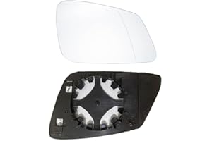 ZAYMDO Spiegelglas Heizbar Ersatz für BMW F20 F21 F22 F23 F30 F32 F33 F34 F35 F36 E84 F48 F49 F39, Türspiegelglas Außenspiegel Glas Asphärisch, Umkehrlinse Rückfahrglas Spiegel (rechts)