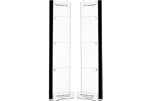 HZYCLZH 2 Stücke Computer Memo Board, Acryl Message Board, Monitor Memo Board, Acrylmonitor Monitor Memo Board, Transparent Monitor Memo Board, Mit Telefonhalter, für Office und Home Desktop Organizer