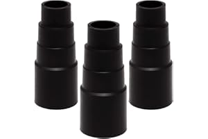 MCFILTER 3 adaptadores para aspiradora, reductor para herramientas, recortables de 21 mm a 35 mm, para aspiradoras industriales, entre otros, compatible con Kärcher, Bosch, Makita, Nilfisk