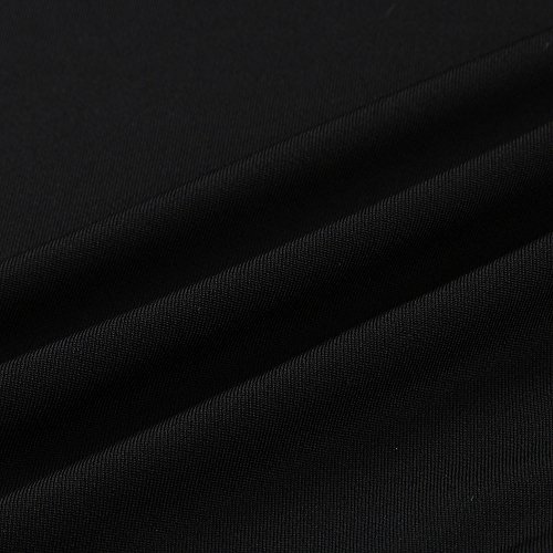 WWricotta Women Bodycon Slim Dress Cocktail Party Clubwear Pencil Dress (Schwarz, L)