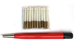 TIFOO Graveur/stylet de fibre de verre avec un total de 11 pointes pinceau de fibre de verre – Polir des surface de façon filigrane - enlever les couches d'oxydes et patines