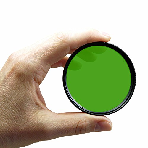 smardy Filtre color   vert Filtre couleur 67mm pour Canon EOS 40D   5D Mark III   60D   6D   7D   EOS 1D X - Nikon D5100   D5300   D7100   D90 - Olympus E-30 et plus   Chiffon de nettoyage microfibre