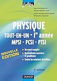 Image de Physique tout-en-un 1re année MPSI-PCSI-PTSI - 3e éd. : Cours, avec