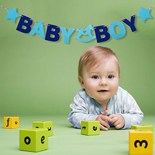 NUOLUX Baby Feeder Style Candy Flasche mit Buchstaben BABY Girlande Banner für Party Favors Dekorationen| - 6