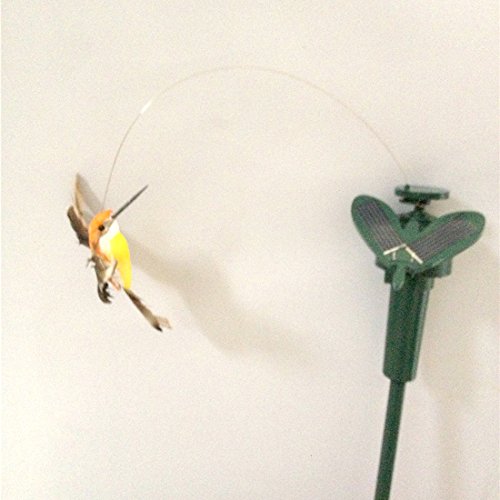 Schöne Solarbetriebene Fliegen flatternde Kolibri Fliegen Vögel DIY Garten Home Decoration Zufällige Stil - 8