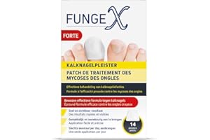 FungeX Patch de traitement des mycoses des ongles | Mycose des ongles | Alternative à la crème antifongique | Traitement du pied d'athlète