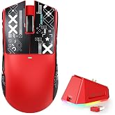 ATTACK SHARK X11 Ultra Hafif &Uuml;&ccedil;l&uuml; Mod Oyun Faresi PAW3311 Optik Sens&ouml;r 22K DPI 5 Programlanabilir D&uuml;ğmeler Manyetik Şarj Stan