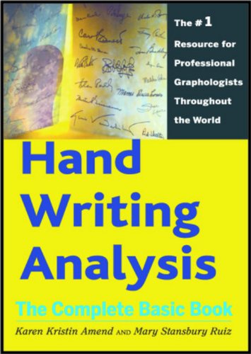 Hand Writing Analysis: The Complete Basic Book livre