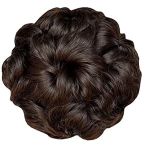 Kis Beautiful Md 4 Hair Messy Bun With Natural Brown Color 100