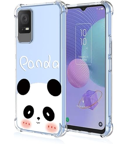 HAOYE Cover per TCL 40SE, Custodia in TPU a gradiente Colori, [Rinforzare la con Angoli] Custodia Trasparente Silicone Morbida Ultra Sottile Case (Viola/Blu