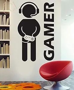 Gamer Wall Decal for Boys Room (2 ft x 4 ft) by Paper Plane Design