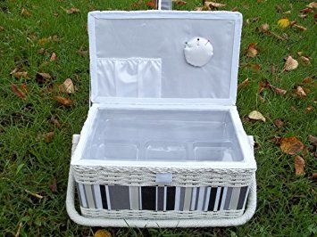 Nähkästchen, Nähkorb, Handarbeitskorb, Sonderserie von Korbhaus Gesthüsen - 2