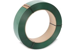 HEMMDAL Umreifungsband | 16 mm x 1.750 m | 0,68 mm Stärke | 4.200 N Bruchlast | aus PET Kunststoff | 100% recyclingfähig | grün | gewaffelt/geprägt | für alle Umreifungsgeräte | Made in Germany