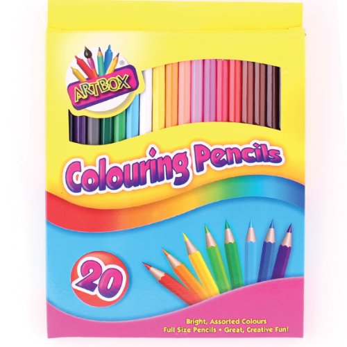 Artbox 20 full size colouring pencils set in 20 assorted colours