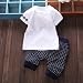 Bohai Baby Boy Kid 2 Piece STAR Sportswear Clothes T-shirt Top Short Pants Outfit Set