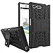 Produktbild FoneExpert® X Compact Handy Tasche, Hülle Abdeckung Cover schutzhülle Tough Strong Rugged Shock Proof Heavy Duty Case für Sony Xperia X Compact (Schwarz)