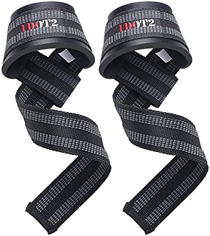 1DOT2 Weight Lifting Straps -High Quality Cotton Woven Belt,Double-sided Antiskid.For Weightlifting,Xfit,Bodybuilding,Strength Training,Powerlifting
