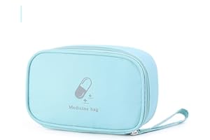 JEYORZY 1 Pièces Trousse de Secours Vide, Trousse Pharmacie Voyage, Boite Pharmacie, Boite Medicaments Rangement, Sac de Médecine Portable, Sac de Rangement de Médicaments per pour Viaggio all'aperto