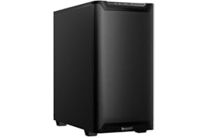 be quiet! Pure Base 501 Airflow Black PC Case 2 Pure Wings 3 140mm Ventole PWM preinstallate ad alta pressione statica, design spazioso, dimensioni compatte, USB 3.2 Gen 2 Type C