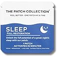 The Patch Collection® - Deep Sleep Aid Patches | Melatonin, Valerian Root, Passion Flower, Magnesium for Nighttime Support | Vegan Friendly Waterproof Patch, Latex Free (Pack of 1)