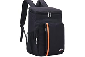AUXDIQ Zaino da Picnic 18 Litri Zaino Termico Porta Pranzo Borsa Frigo Isoterma per Campeggio Barbecue