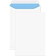 TRIPLE PRIO A4 C4 White Peel and Seal Pocket Envelopes 229 x 324 mm - Secure Self Seal No Window Design - Pack of (50)