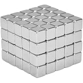 MNS Magneteksan Strong Neodium Magnet Cube 5x5x5 mm (90 Pieces)