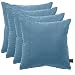 Produktbild Multistore 2002 4er Set Palettenkissen, Polsterkissen, 45x45cm, Ombre Blue, Baumwollbezug mit Reißverschluß - Bodenkissen Sitzkissen Zierkissen