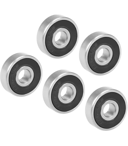 5 Cuscinetti A Sfera 626-ZZ 6x19x6mm - Doppia Schermatura Metallo Per Skateboard E Modellismo - Foto 8