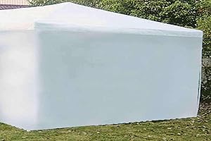 Keynice 8910-Side Wall Tent White Adult Unisex, 2.9m x 1.90m