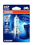 OSRAM X-RACER H7 Halogen, Motorrad-Scheinwerferlampe,...