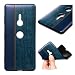 Produktbild 2X Handy Silikonhülle für Sony Xperia XZ3, Stoßfest Schutz Tasche Weich TPU Gel Bumper Etui Dünn Cover Case (Dunkelblau Grau) Kratzfest Anti Fingerabdruck, mit 2 Tier Kable